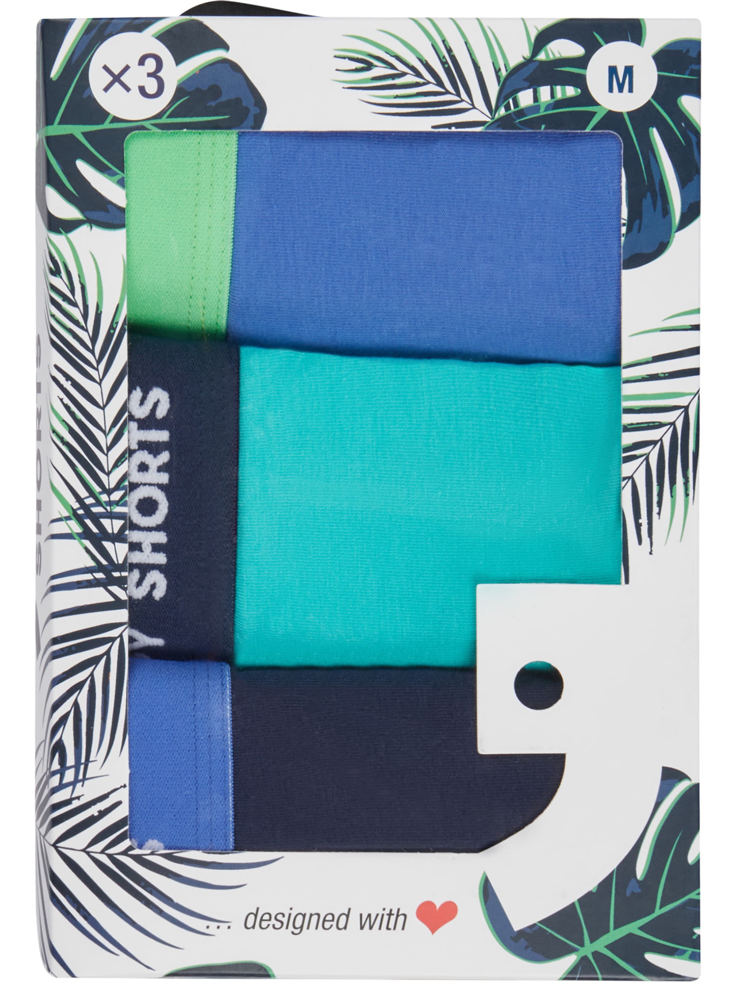 Boxers ' Jersey ' Happy Shorts en mélange de couleurs