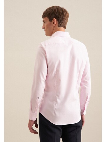 SEIDENSTICKER Slim fit Business shirt in Pink