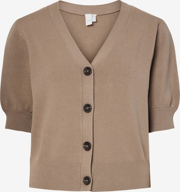YAS Knit cardigan 'YASFonny' in Grey: front