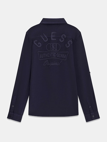 GUESS Regular Fit Hemd in Blau