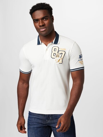 La Martina Shirt in White: front