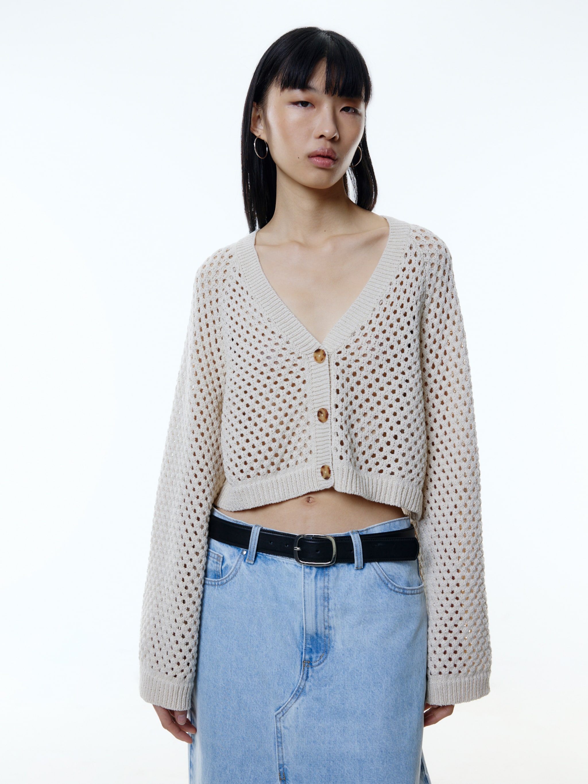 EDITED Produkte Strickjacke 'Vivienne' beige