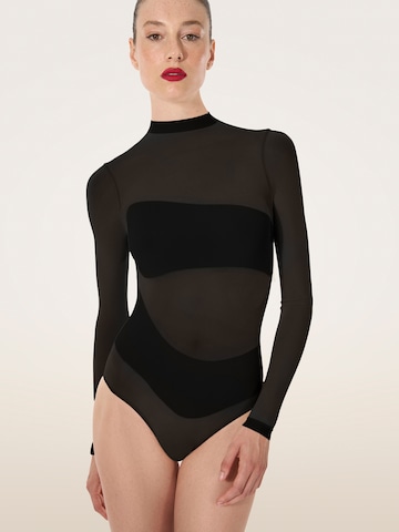 Wolford Tričkové body – černá: přední strana