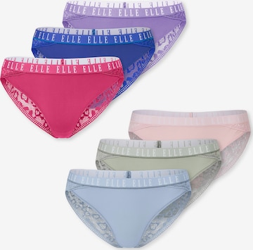 ELLE Slip ' ELLE LACE ' in Mixed colours: front