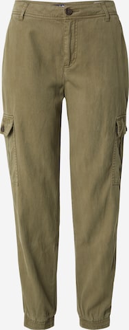 BONOBO Tapered Cargo trousers 'BATTLENOMADF' in Green: front