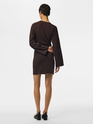 PIECES Kleid 'PCALLI' in Braun