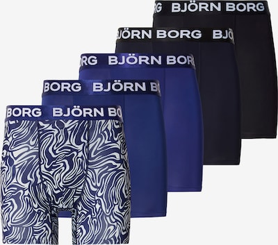 Boxer trumpikės iš BJÖRN BORG, spalva – tamsiai mėlyna / juoda / balta, Prekių apžvalga