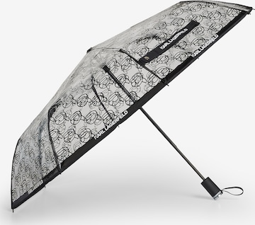 Parapluie Karl Lagerfeld en transparent : devant