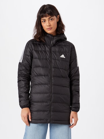 ADIDAS SPORTSWEAR Športová bunda 'Essentials Light Down ' - Čierna: predná strana