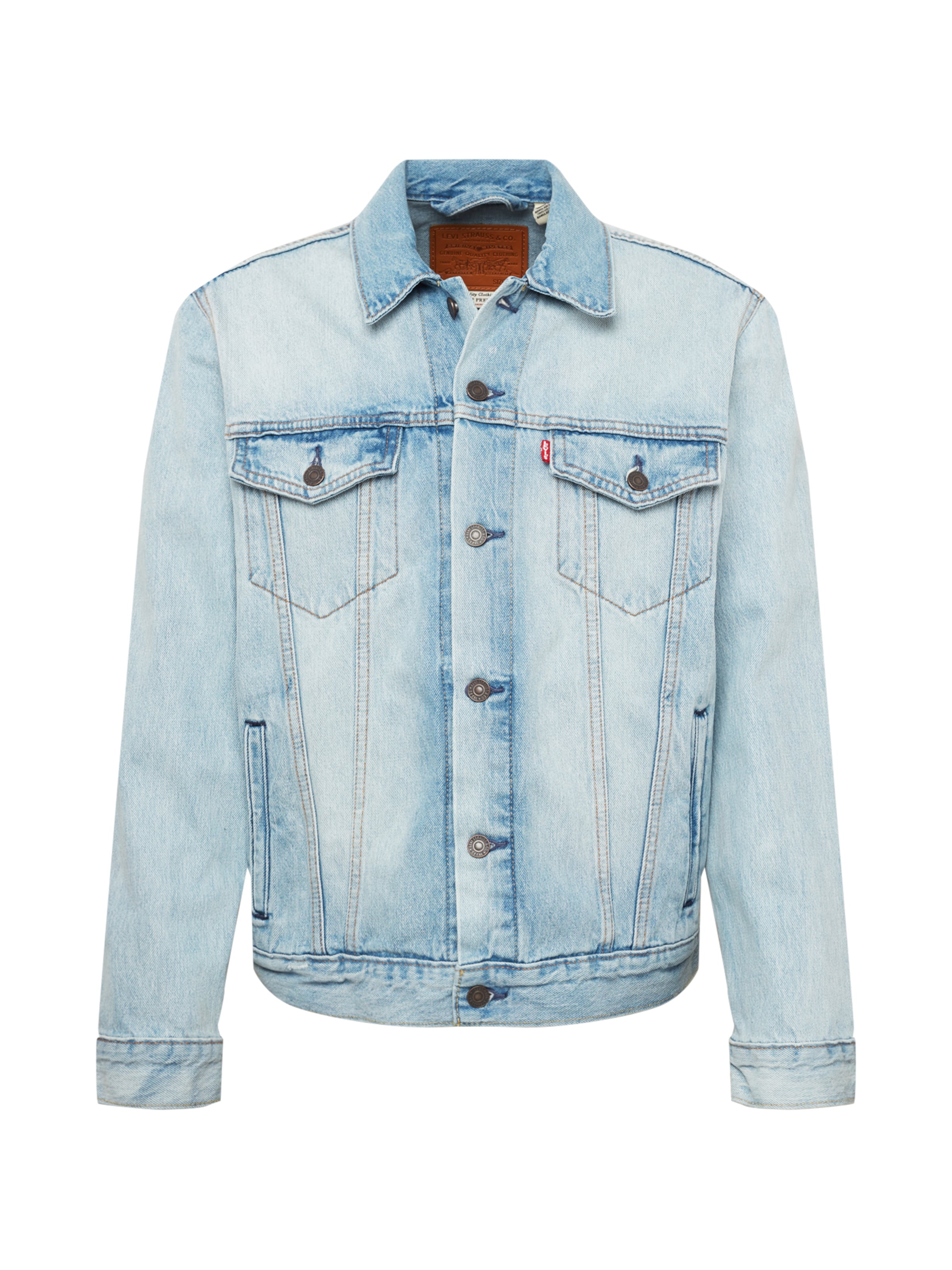 LEVI'S ® Kevad-sügisjope 'Trucker Jacket', värv sinine: eest vaates