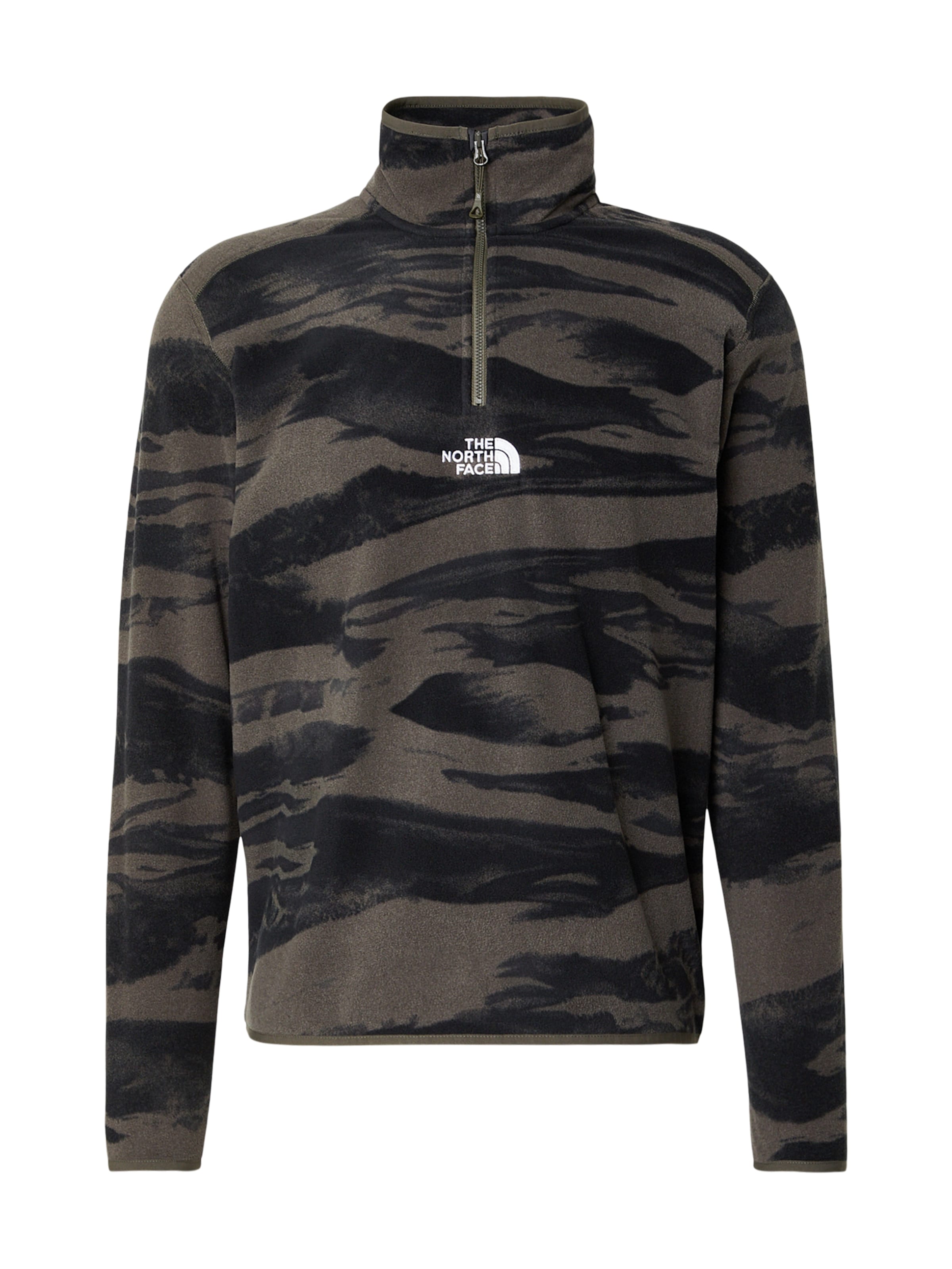 THE NORTH FACE Bluzka sportowa 'GLACIER EMBROIDERE' w kolorze szary: przód