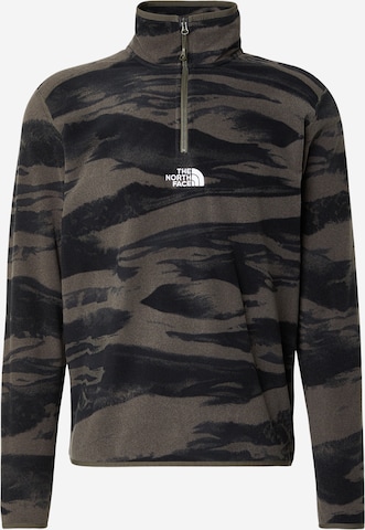 pilka THE NORTH FACE Sportinio tipo megztinis 'GLACIER EMBROIDERE': priekis