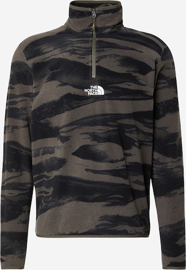 Sportinio tipo megztinis 'GLACIER EMBROIDERE' iš THE NORTH FACE, spalva – rausvai pilka / juoda, Prekių apžvalga