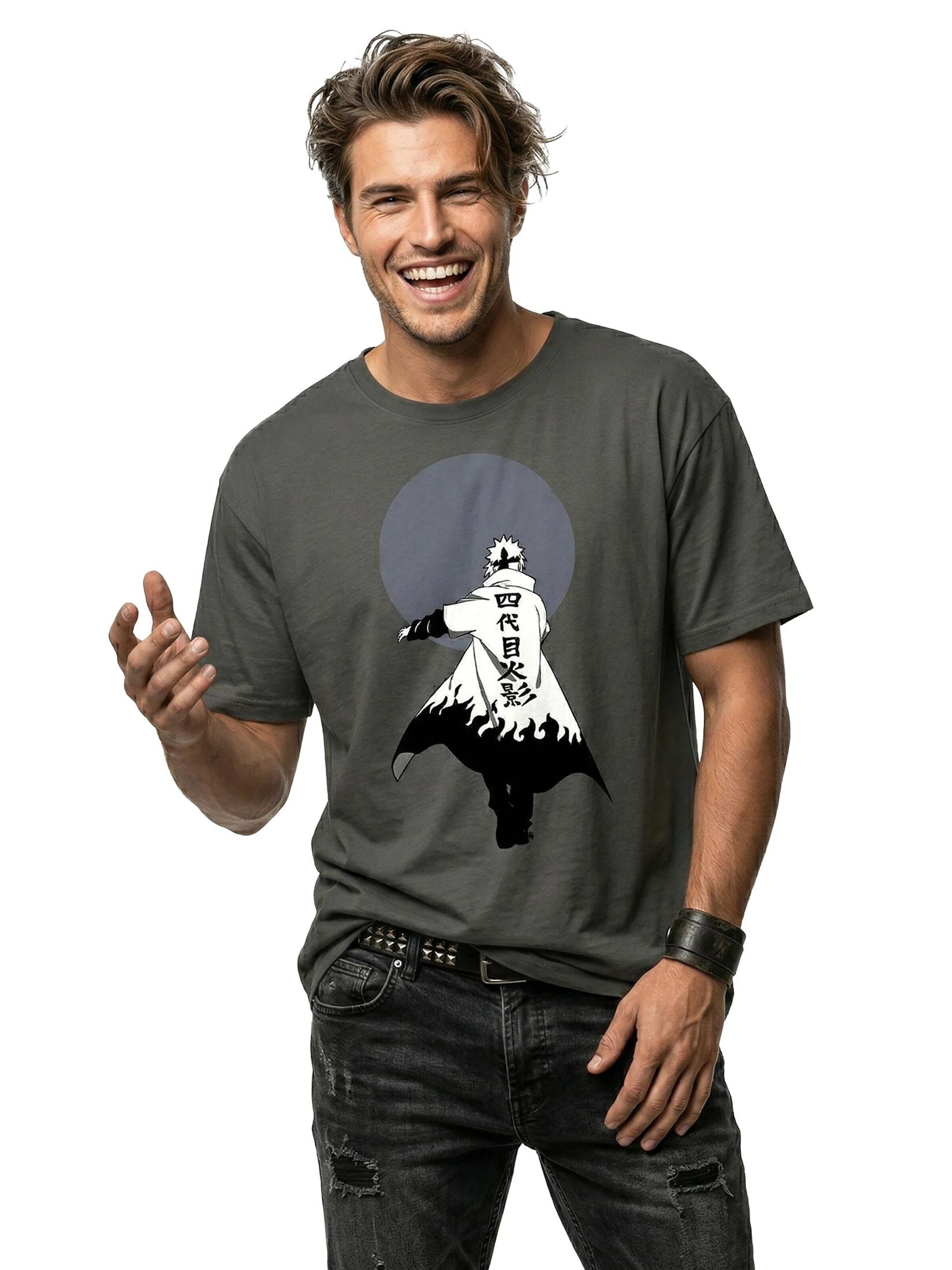 MAKAYA Shirt 'Ninja' in Grey