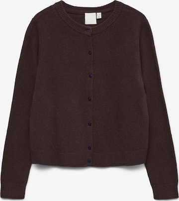 VERO MODA Knit cardigan 'VMHEAVEN' in Brown: front
