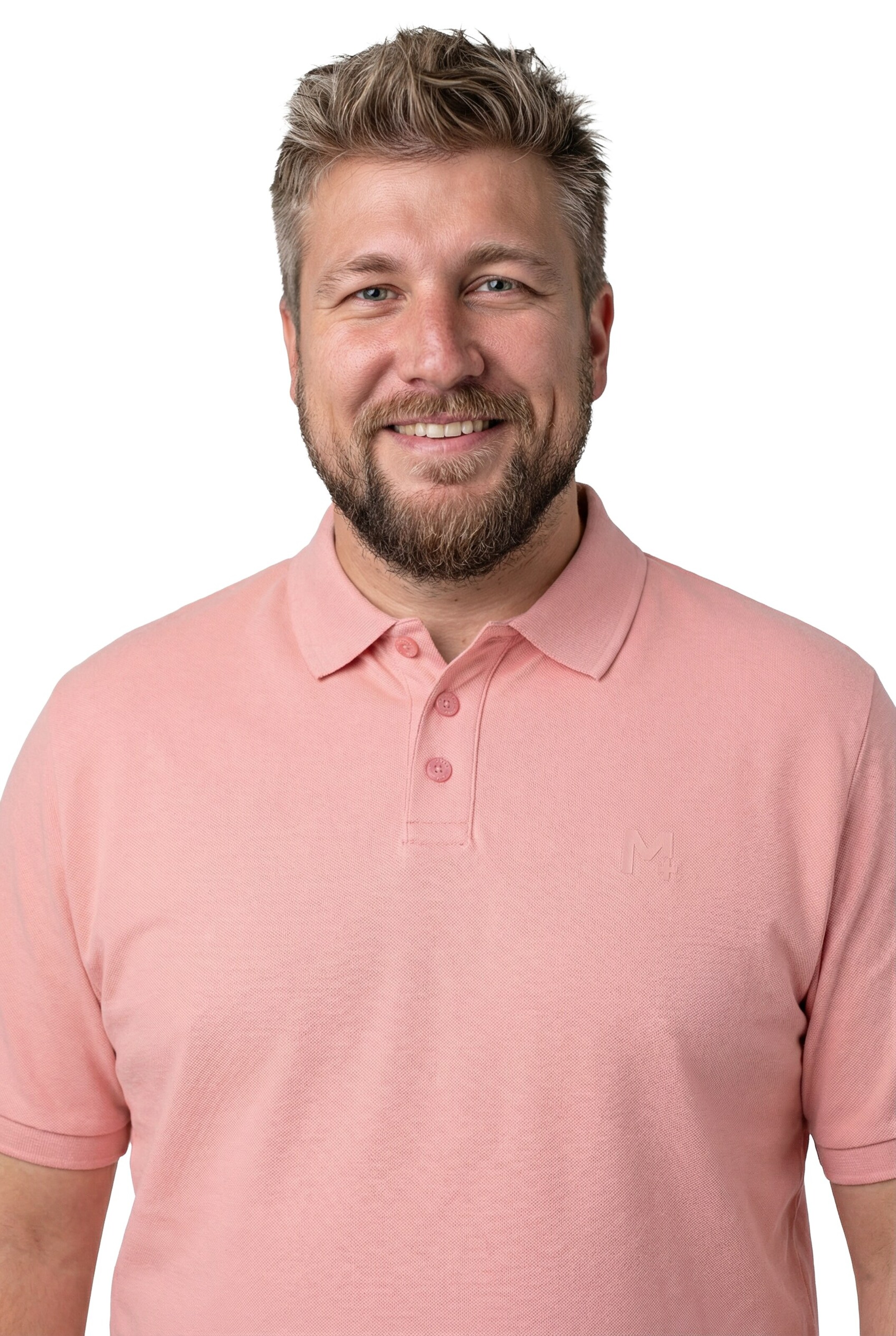 Men Plus Shirt in Pink