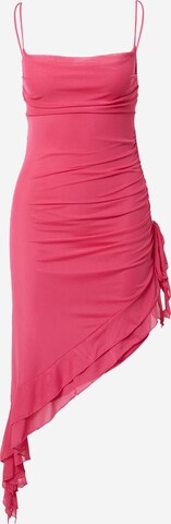 Nasty Gal Sukienka koktajlowa w kolorze różowy: przód