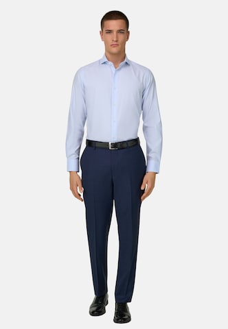Coupe slim Chemise Boggi Milano en bleu