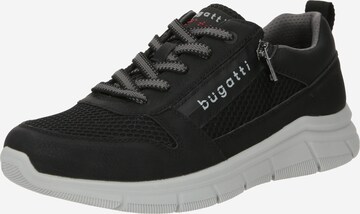 Sneaker bassa 'Soa' di bugatti in nero: frontale