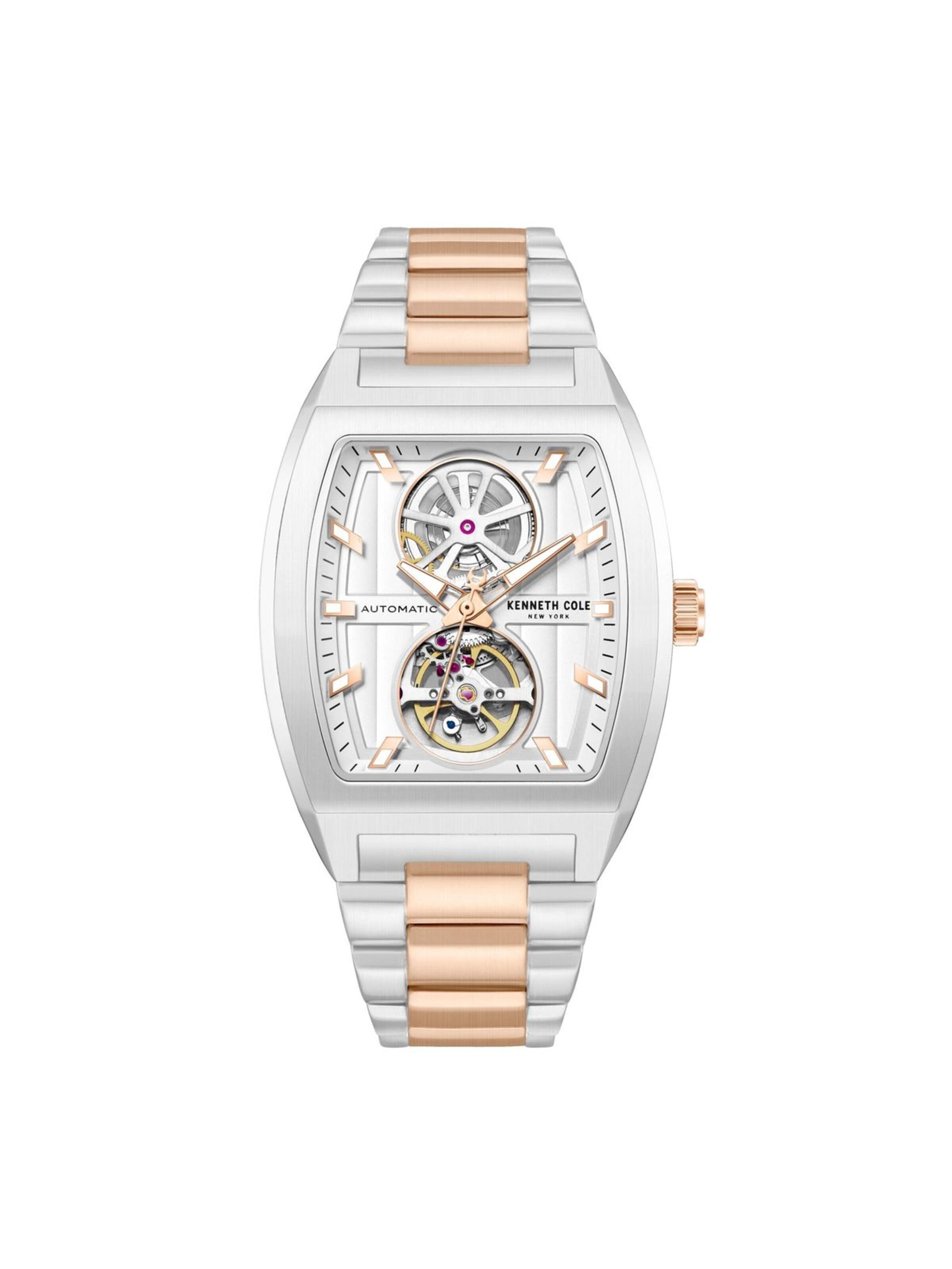 Montre à affichage analogique Kenneth Cole en argent : devant