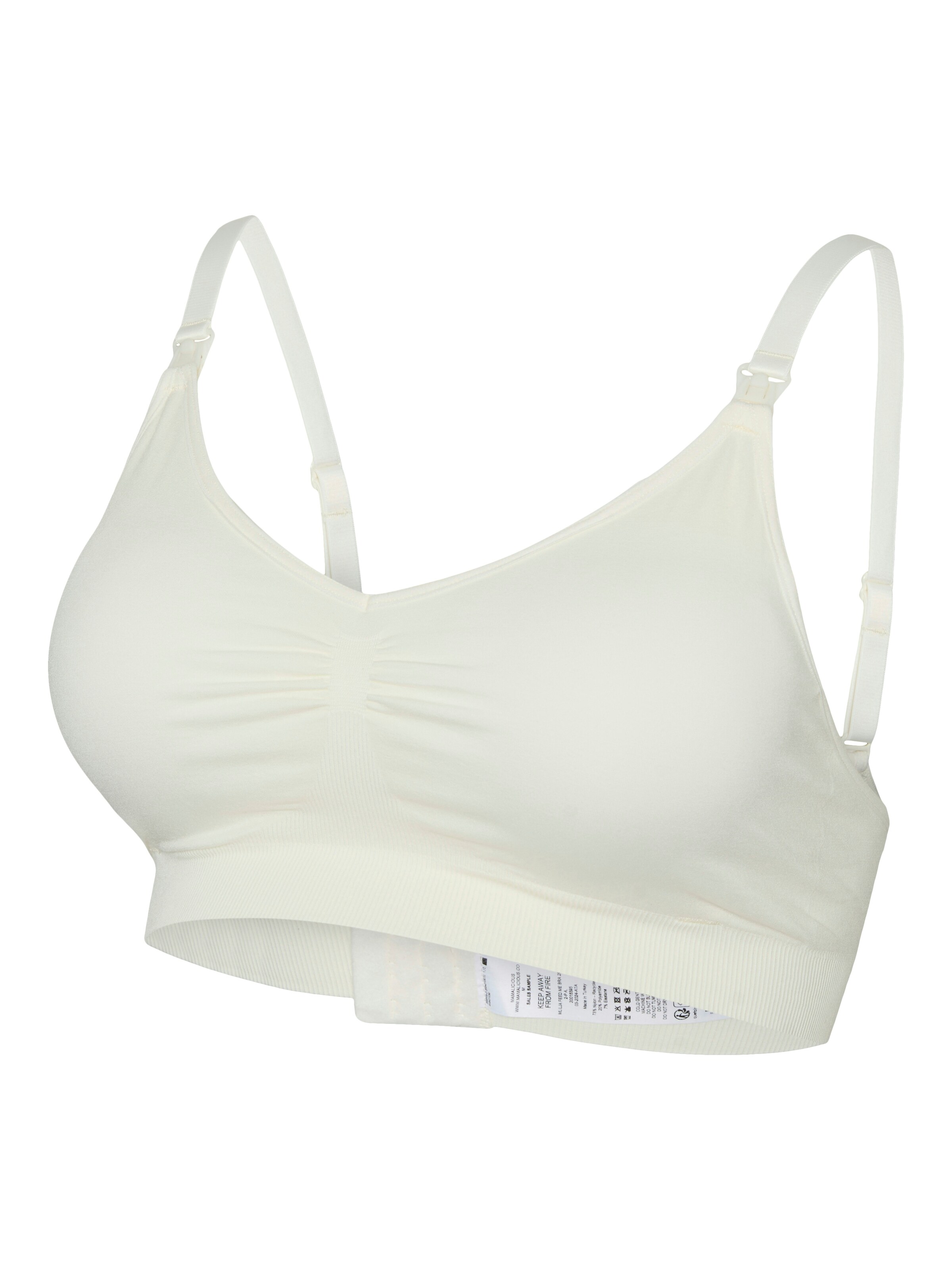 MAMALICIOUS Bralette Nursing Bra 'MLILJA' in Blue