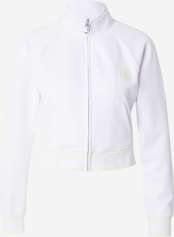 Juicy Couture Sport - Chaqueta de chándal en blanco: frente