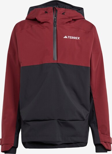 ADIDAS TERREX Outdoorjas '  Xperior ' in de kleur Donkergrijs / Rood / Wit, Productweergave