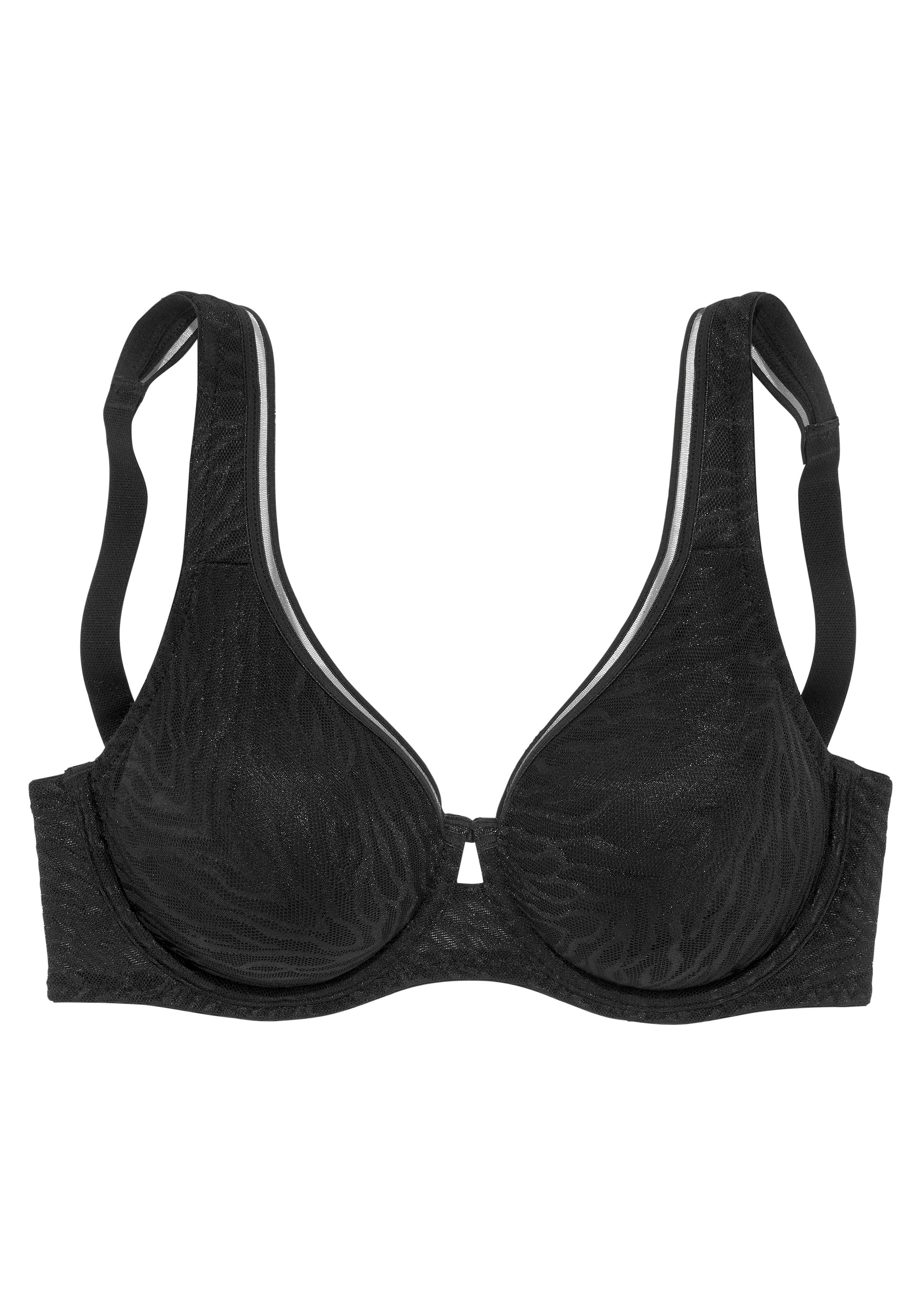 NUANCE - Clásico Sujetador en negro: frente