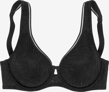 T-shirt Reggiseno di NUANCE in nero: frontale