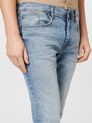 BLEND Slimfit Jeans i blå