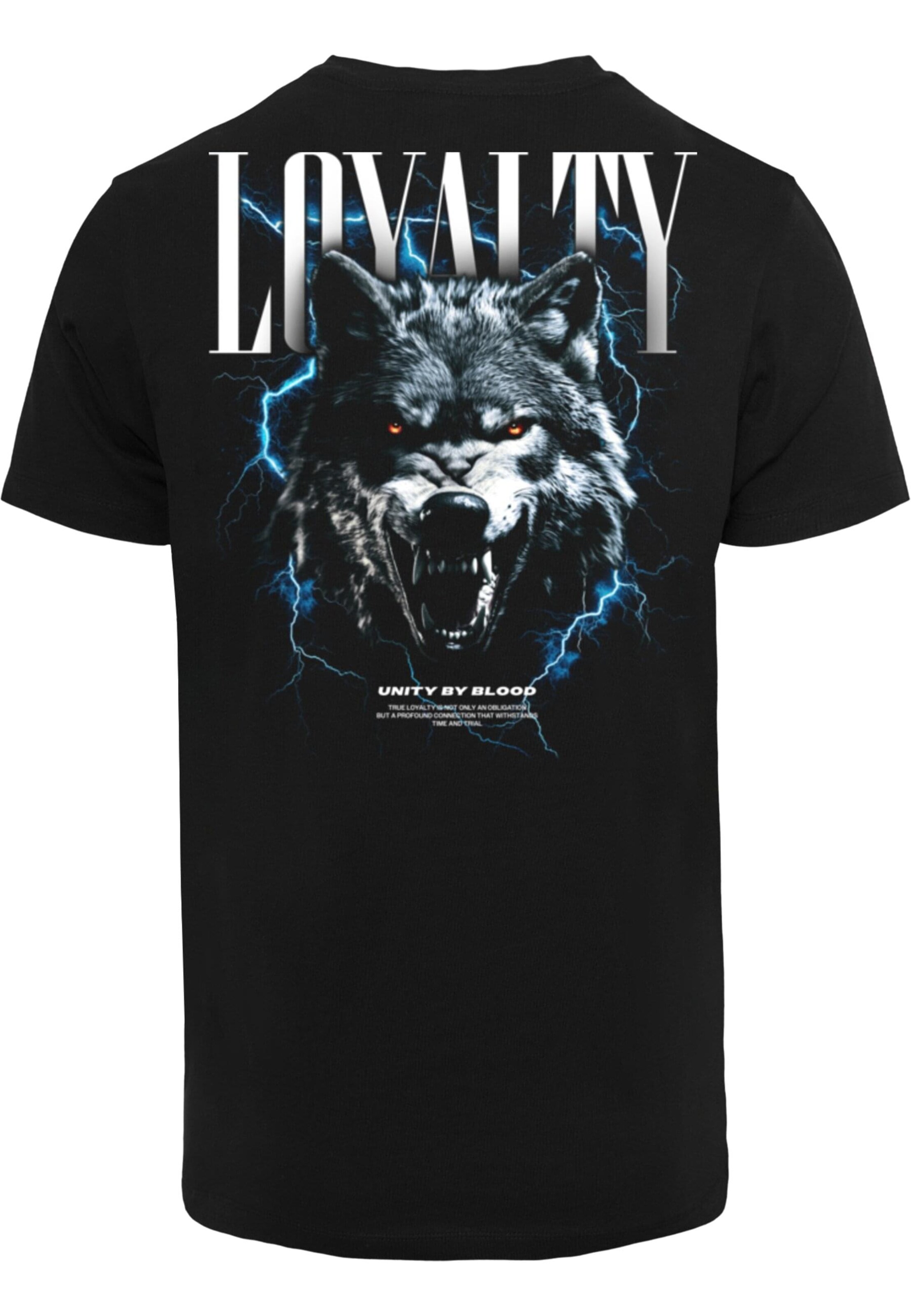 Mister Tee Shirt 'Unity By Blood' in Zwart