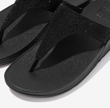 FitFlop T-Bar Sandals 'Dianette' in Black