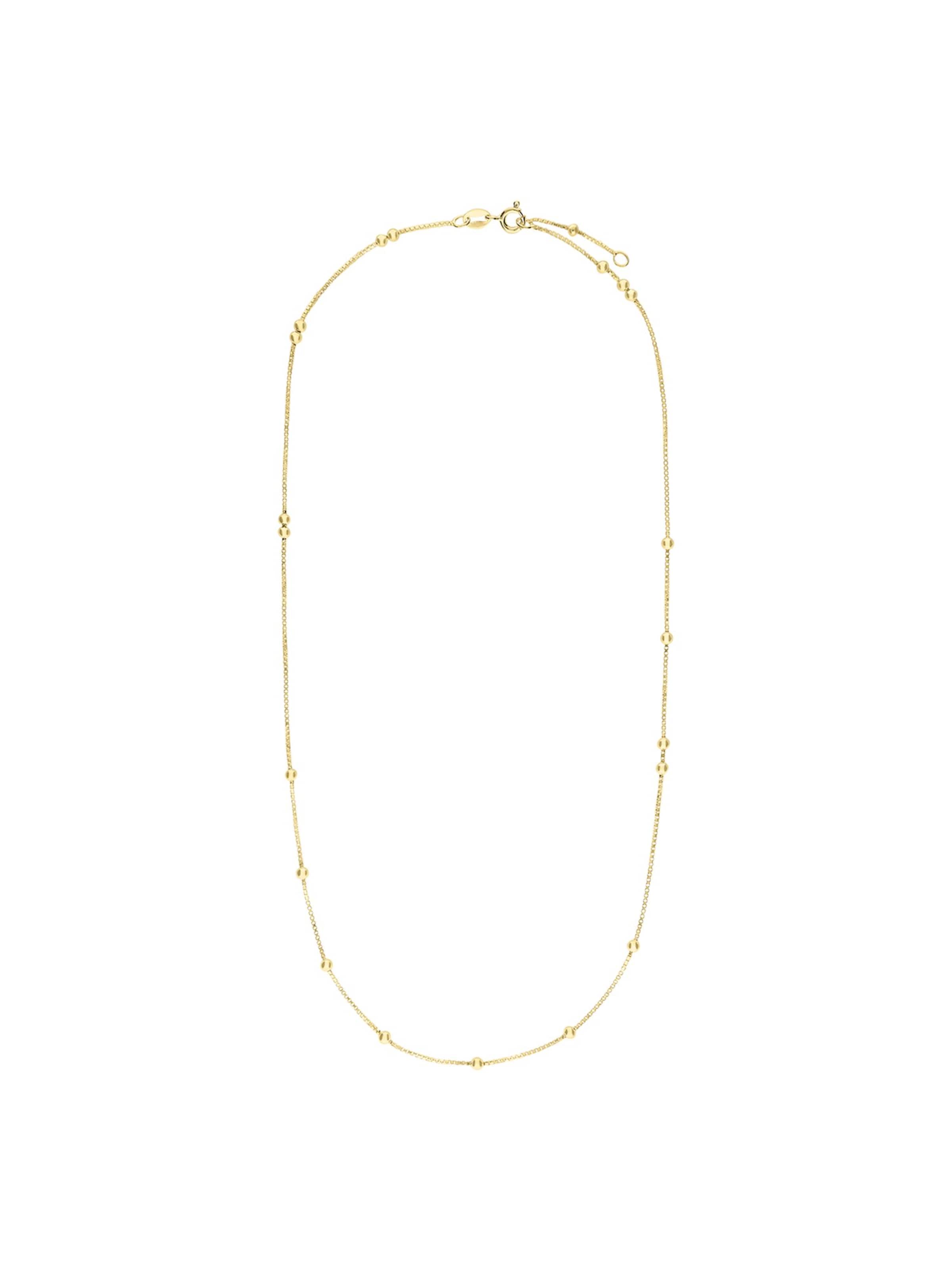 Lucardi Necklace 'Basic' in Gold: front