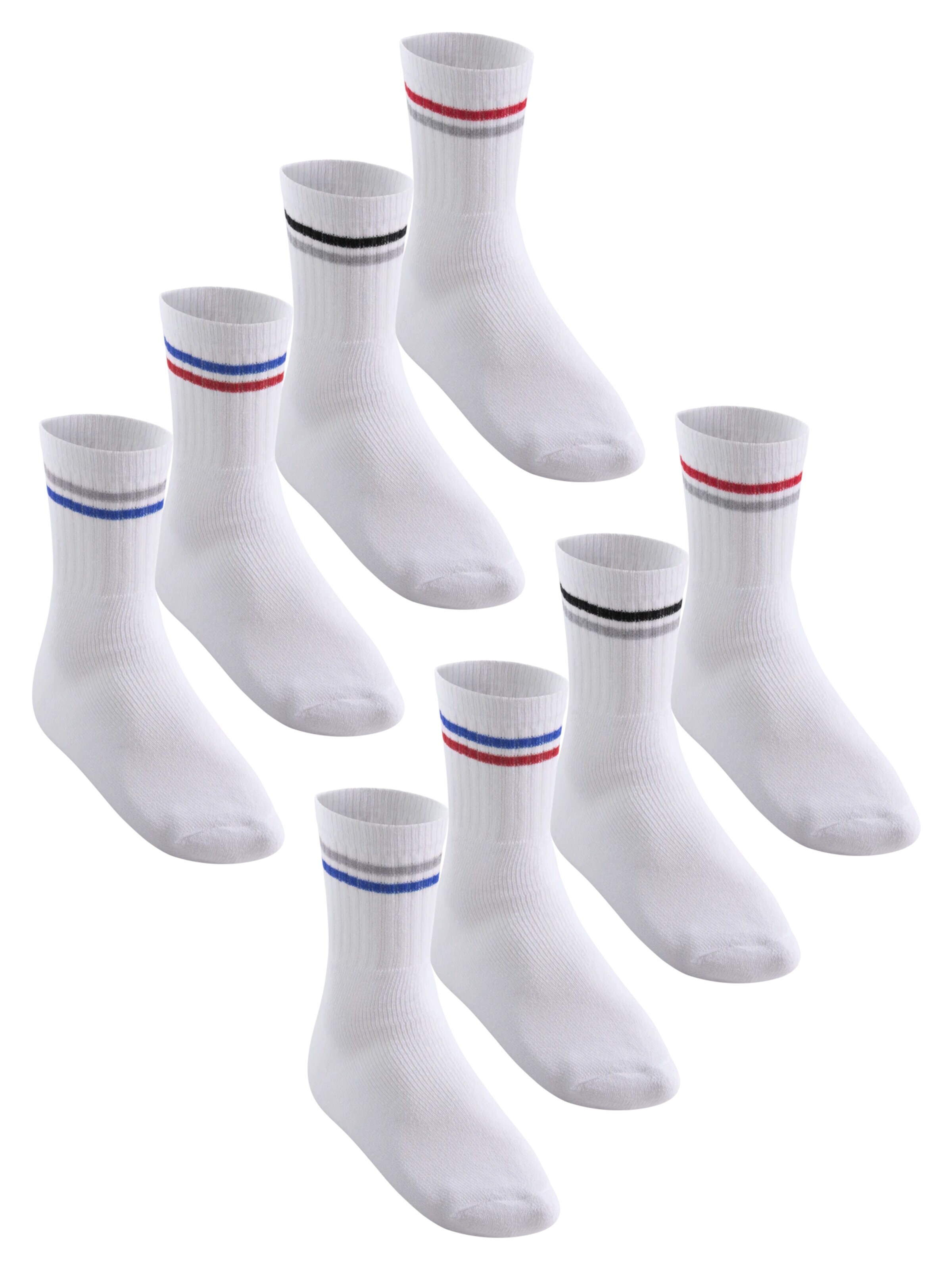 MT Athletic Socks 'Tennis' in White: front