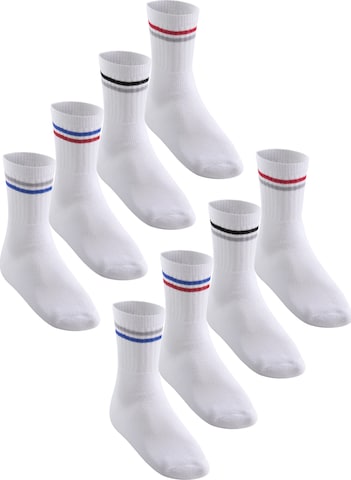 MT Athletic Socks 'Tennis' in White: front