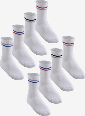 MT Athletic Socks 'Tennis' in White: front