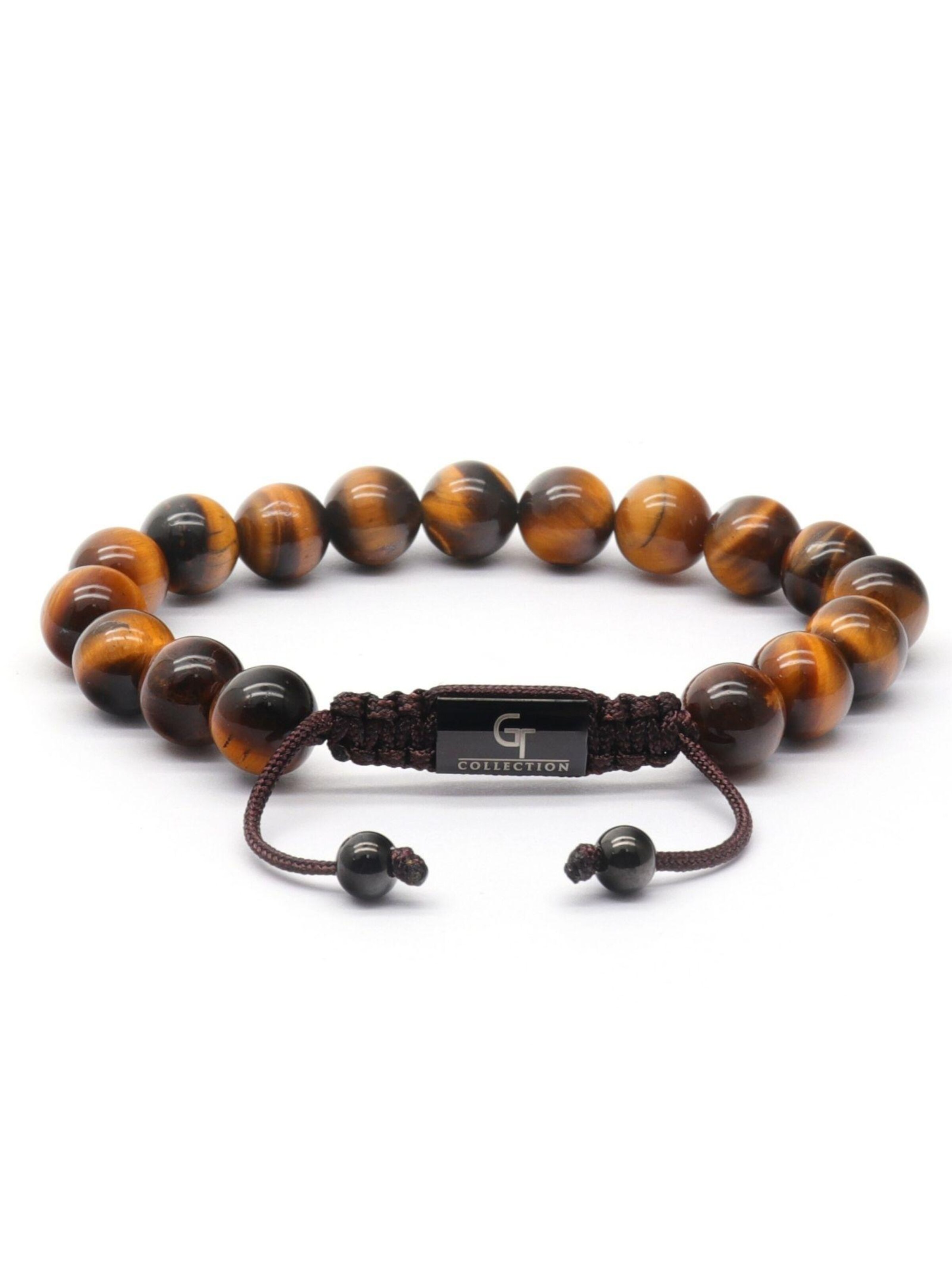 GT Collection Armband 'Single-Bead' in Bruin