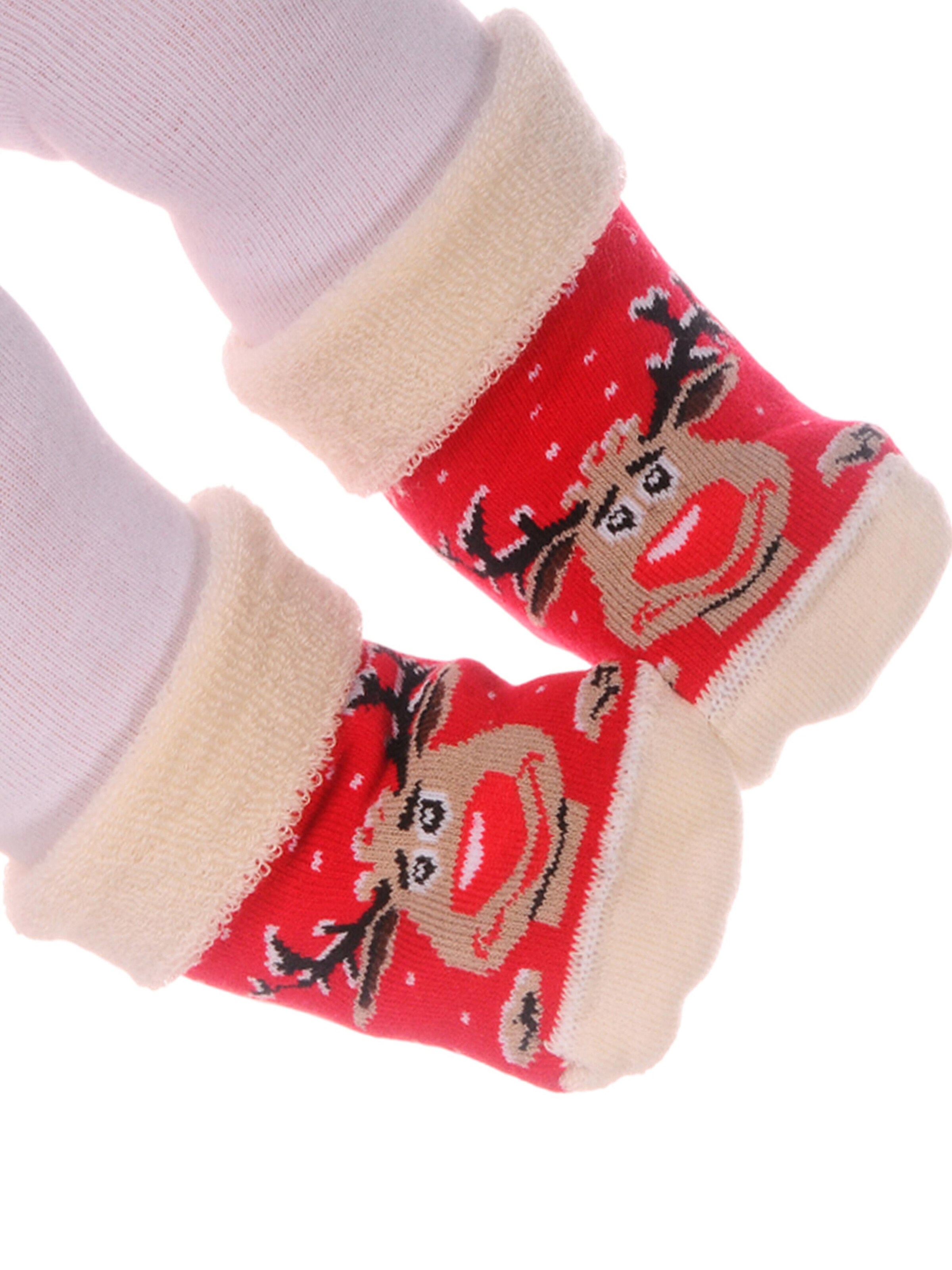 La Bortini Socks in Red