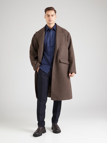 SELECTED HOMME Slim Fit Hemd 'SLHETHAN' in Blau