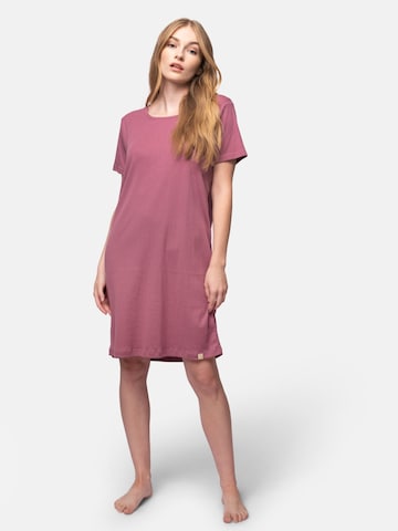 greenjama Nightgown 'Derby-Rib' in Purple