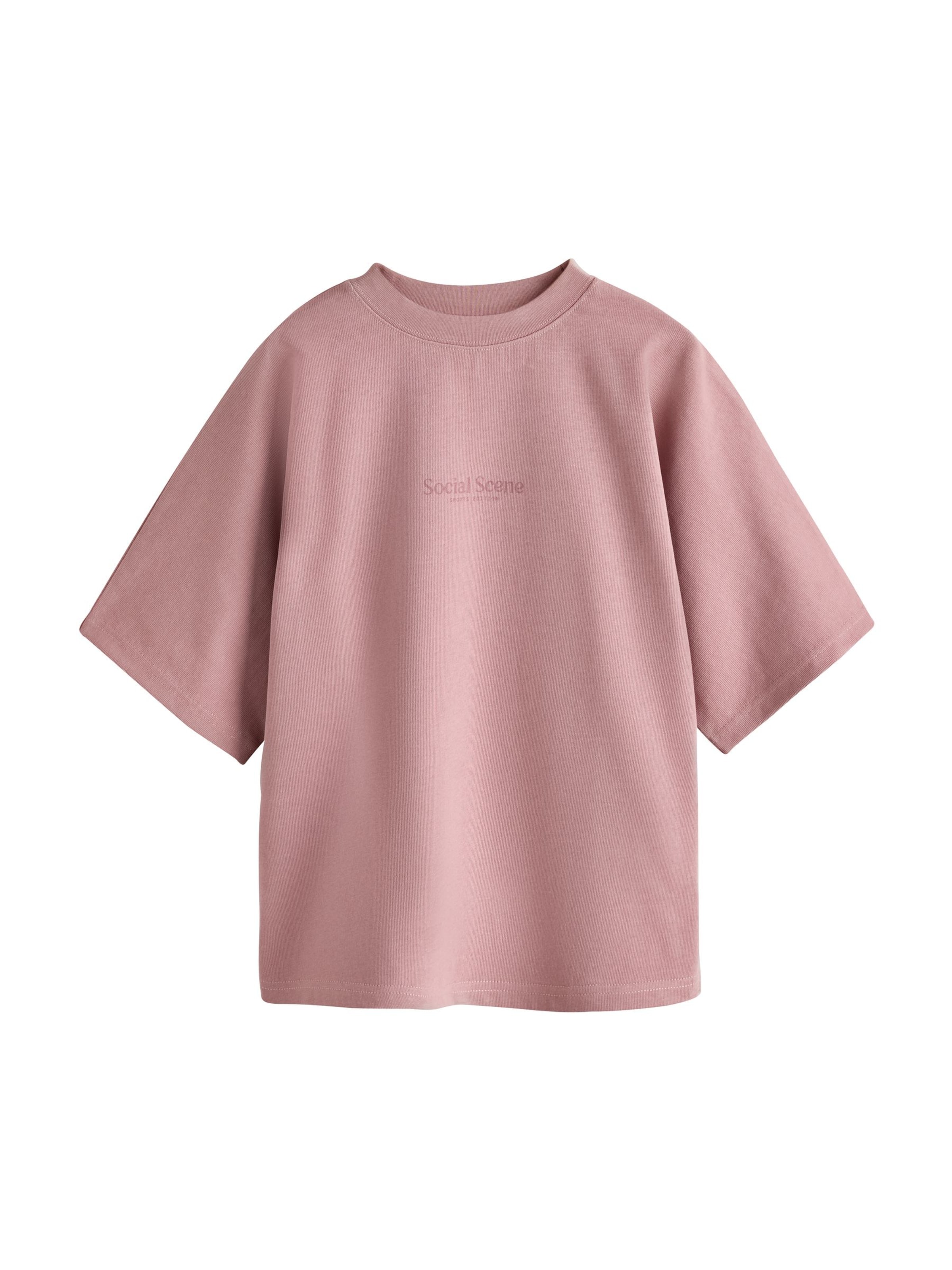 Next Shirt in Roze: voorkant