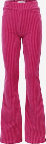 Looxs Revolution Flared Broek in Roze: voorkant