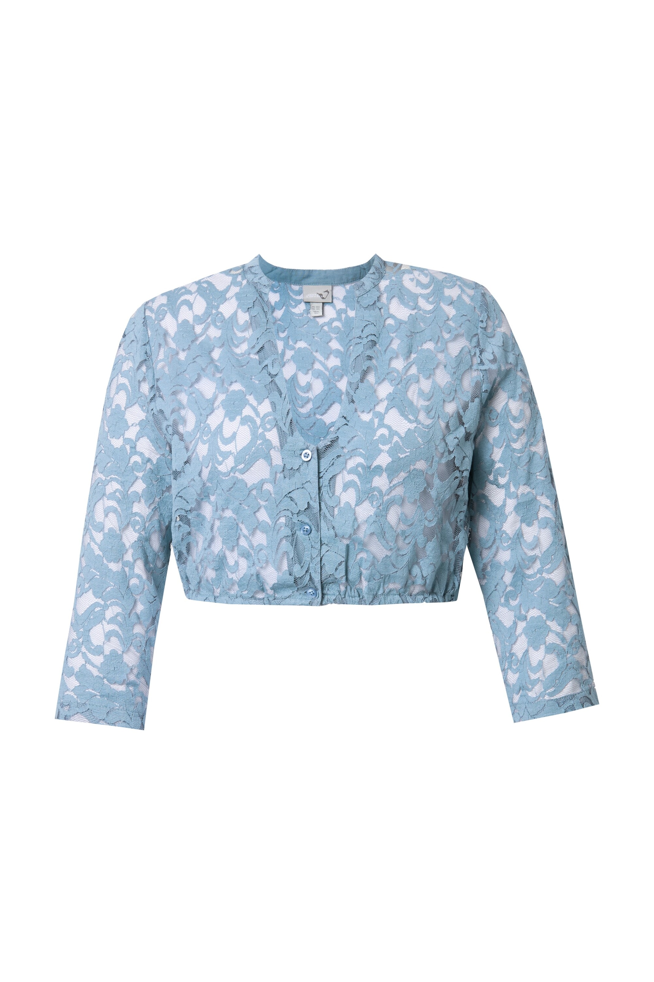 Ulla Popken Bluse in Blau: Vorderseite