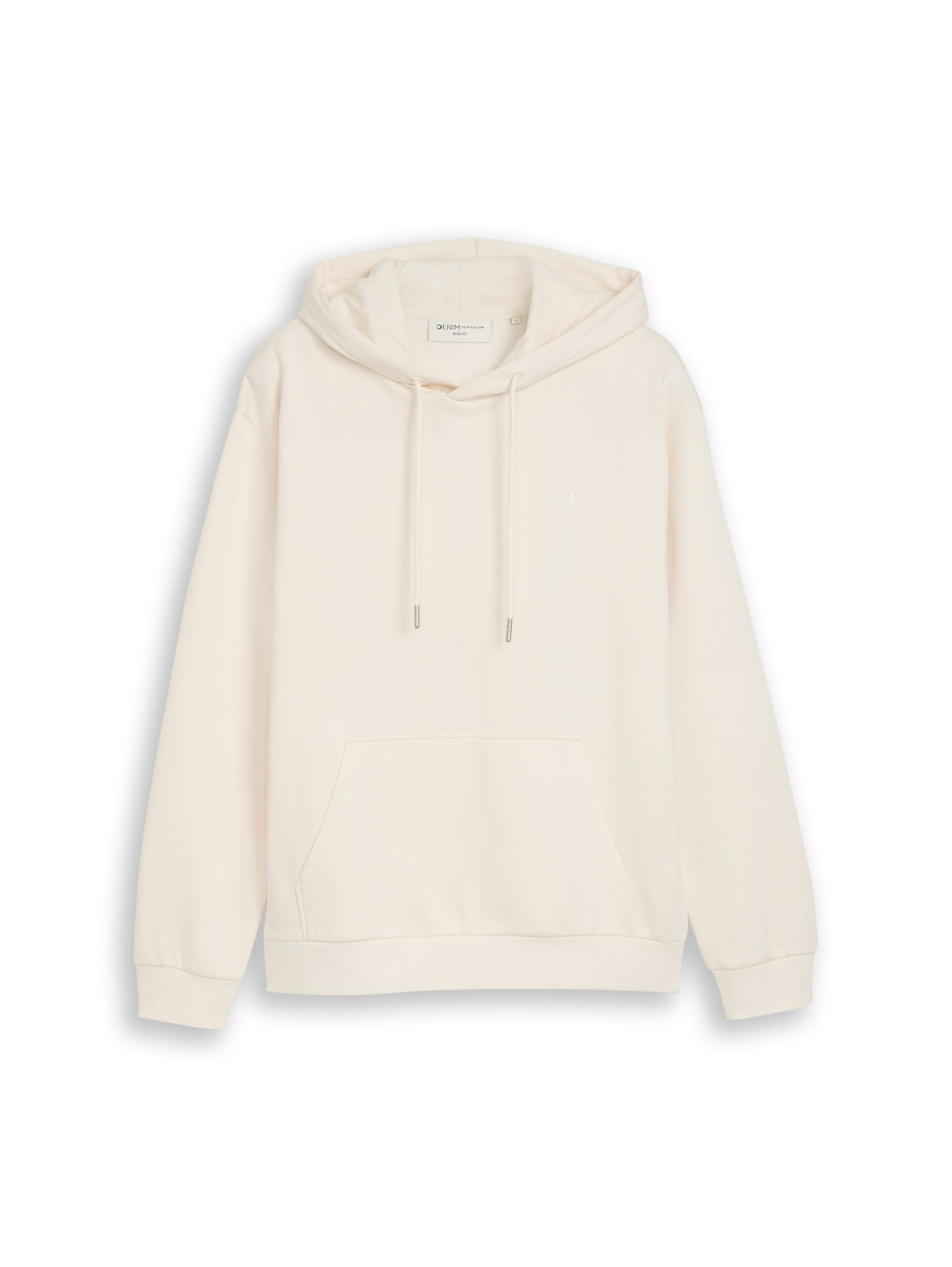 TOM TAILOR DENIM Sweatshirt in Weiß: Vorderseite