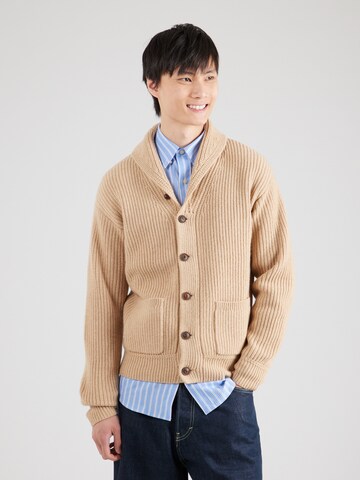 Vestes en maille Polo Ralph Lauren en beige : devant
