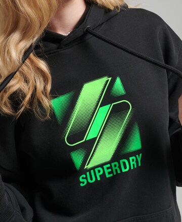 Superdry Sweatshirt 'Half Tone' in Zwart