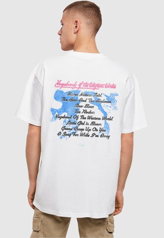 Merchcode Shirt 'Thin Lizzy - Album Tracklisting' in Wit