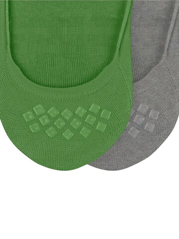 BURLINGTON Ankle Socks 'Everyday 2-Pack' in Green
