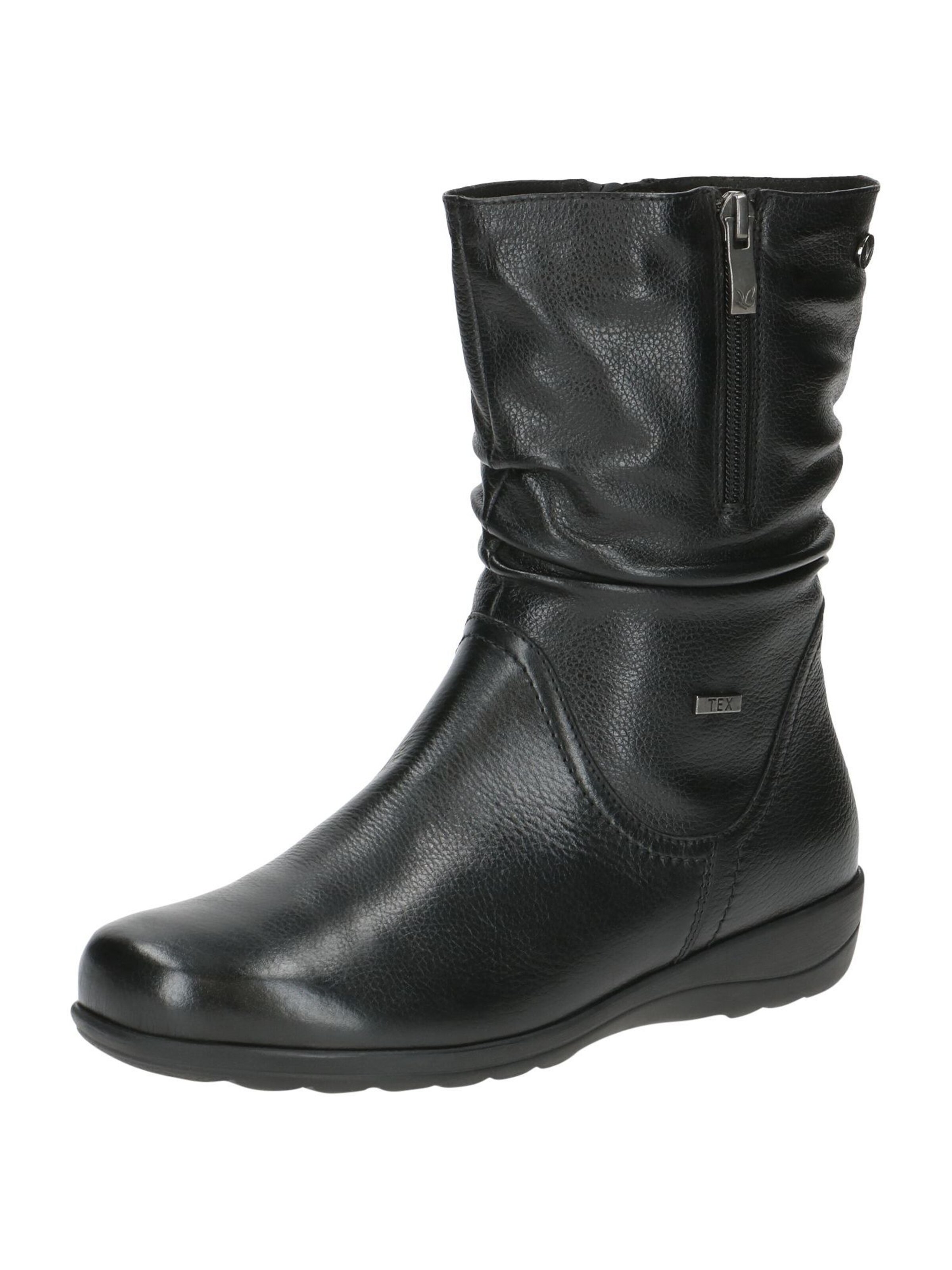 CAPRICE Ankle Boots in Black: front