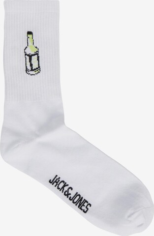 JACK & JONES Ponožky – bílá